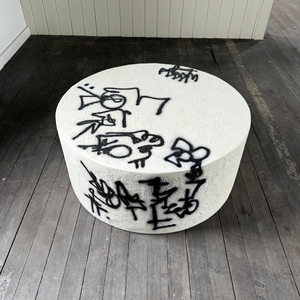 "Cipher" Low Drum Coffee Table