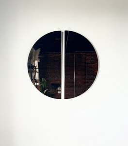 "Aria Refract"-Circle Reflected Mirror Set